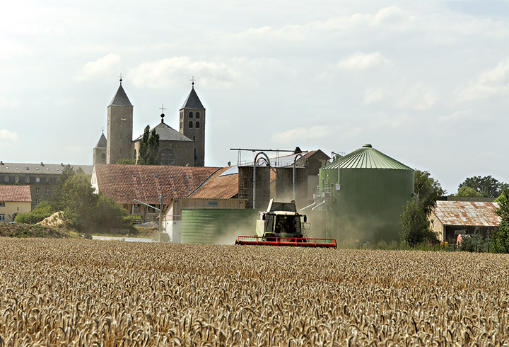 LIPP biogas plant in a municipality with 195 kW power