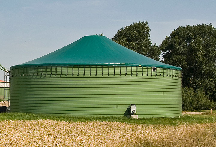 EcoDigester double-skin roof