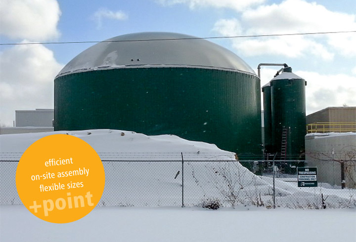 LIPP Eco Digester with a volume of 2740m³