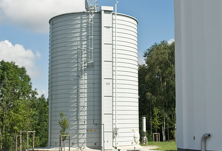 Lipp kommunale Gasspeicherung drucklos