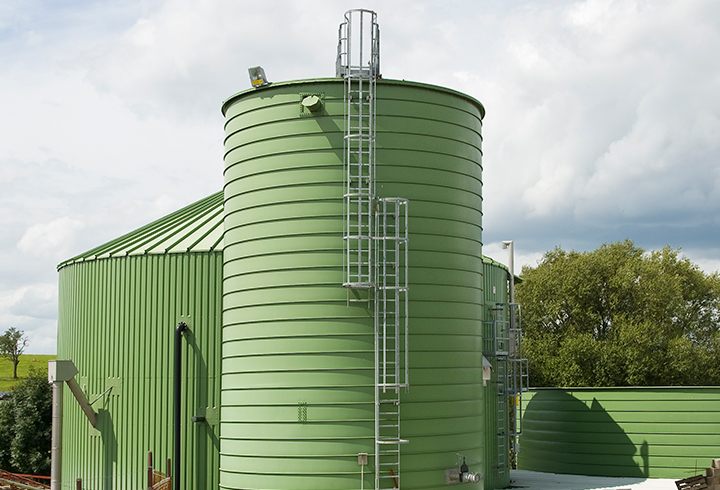 Ruebensilo Biogas - Lipp System