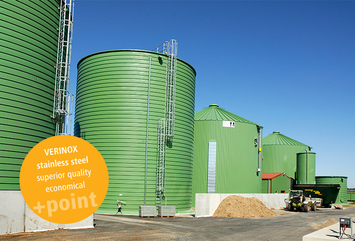 LIPP sugar beet silo with a volume of 1700 m3 as the preliminary stage before the digester