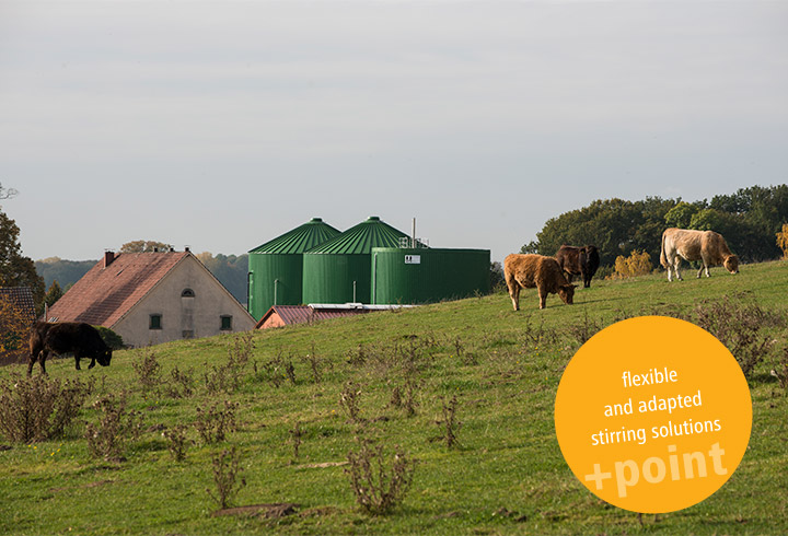 Biogas plant with LIPP Universal digester